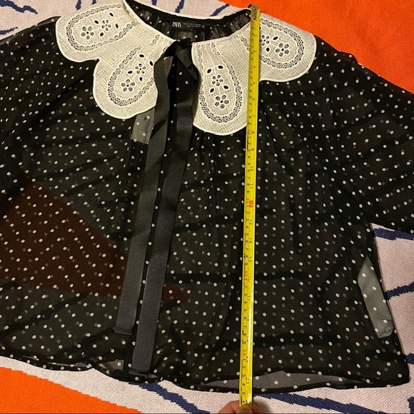 ZARA Polka Dot Blouse - Picture 15 of 16